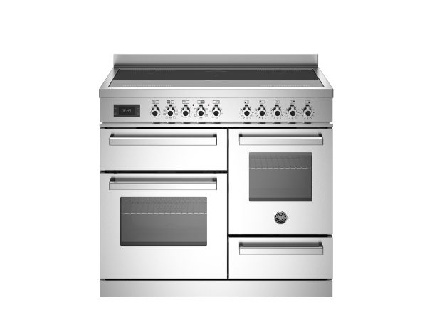 Bertazzoni Professional 100 cm induction top, Electric triple oven