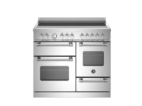 Bertazzoni Master 100 cm induction top, Electric triple oven