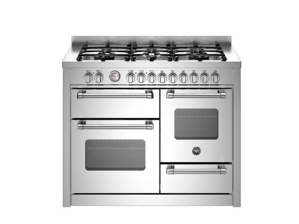 Bertazzoni Master 110 cm 6-burner, Electric triple oven