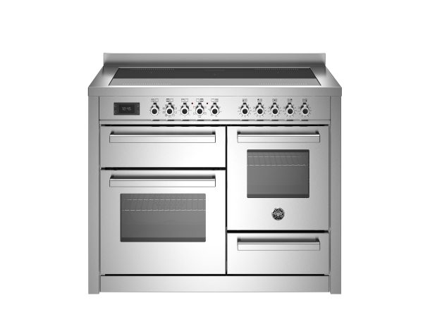 Bertazzoni Professional 110 cm induction top electric triple oven