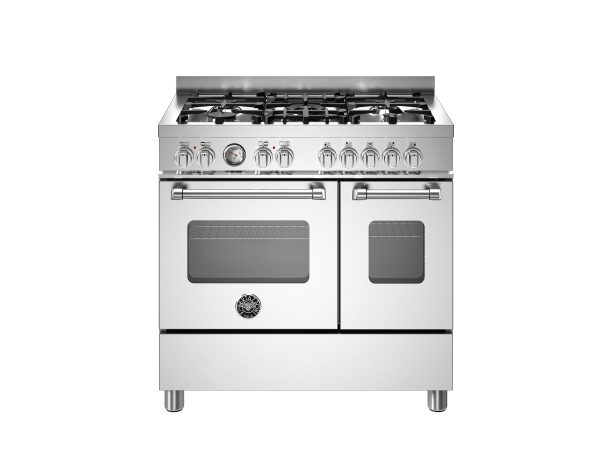 Bertazzoni Master 90 cm 5-burner, Electric double oven